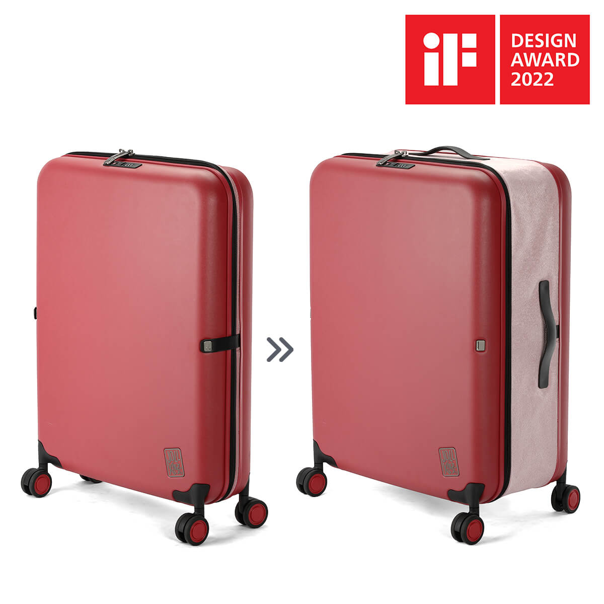 PEBBLE 30インチ 折り畳み式スーツケース(106L)