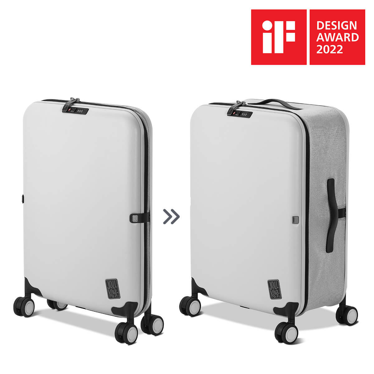 PEBBLE 24インチ 折り畳み式スーツケース（86L）