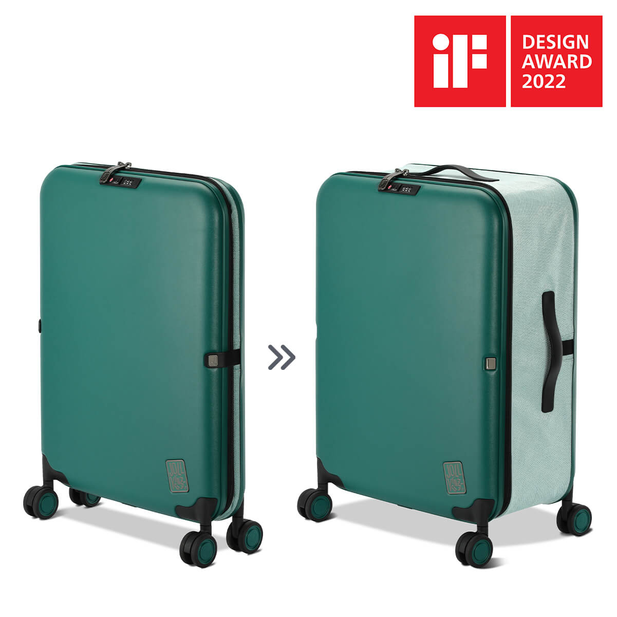 PEBBLE 24インチ 折り畳み式スーツケース（86L）