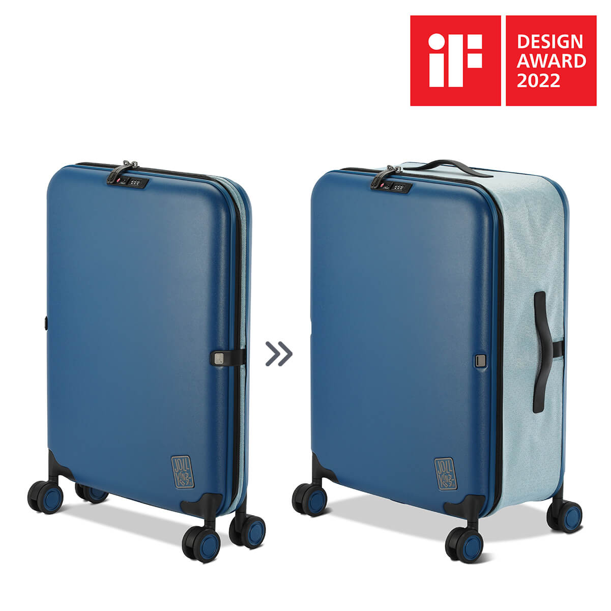 PEBBLE 24インチ 折り畳み式スーツケース（86L）