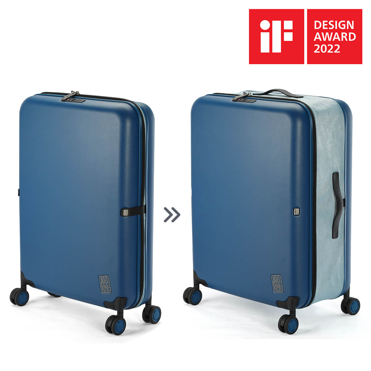 PEBBLE 30インチ 折り畳み式スーツケース（106L）