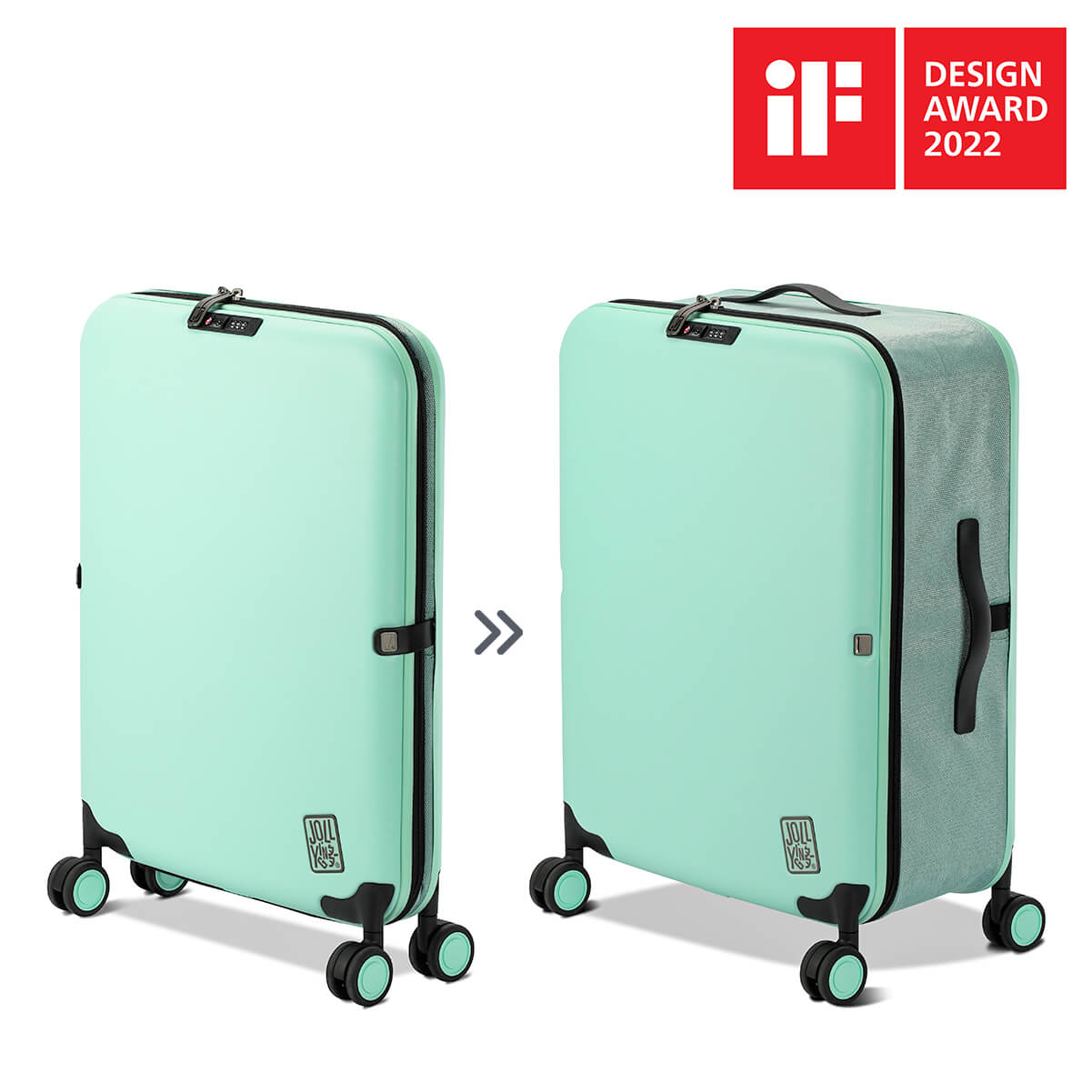 PEBBLE 24インチ 折り畳み式スーツケース（86L）