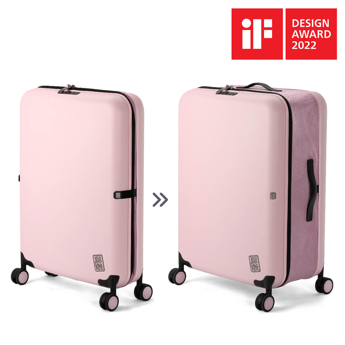 PEBBLE 30インチ 折り畳み式スーツケース（106L）