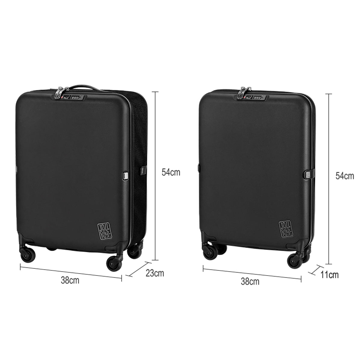 Foldable suitcase (35L, carry-on size)