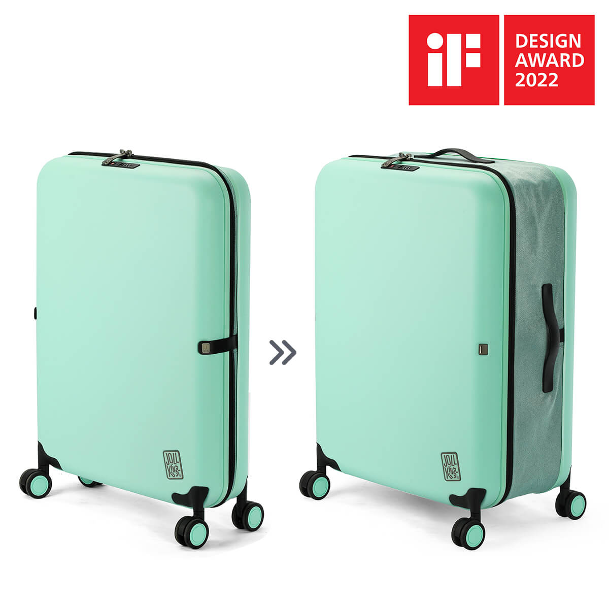 PEBBLE 30インチ 折り畳み式スーツケース（106L）