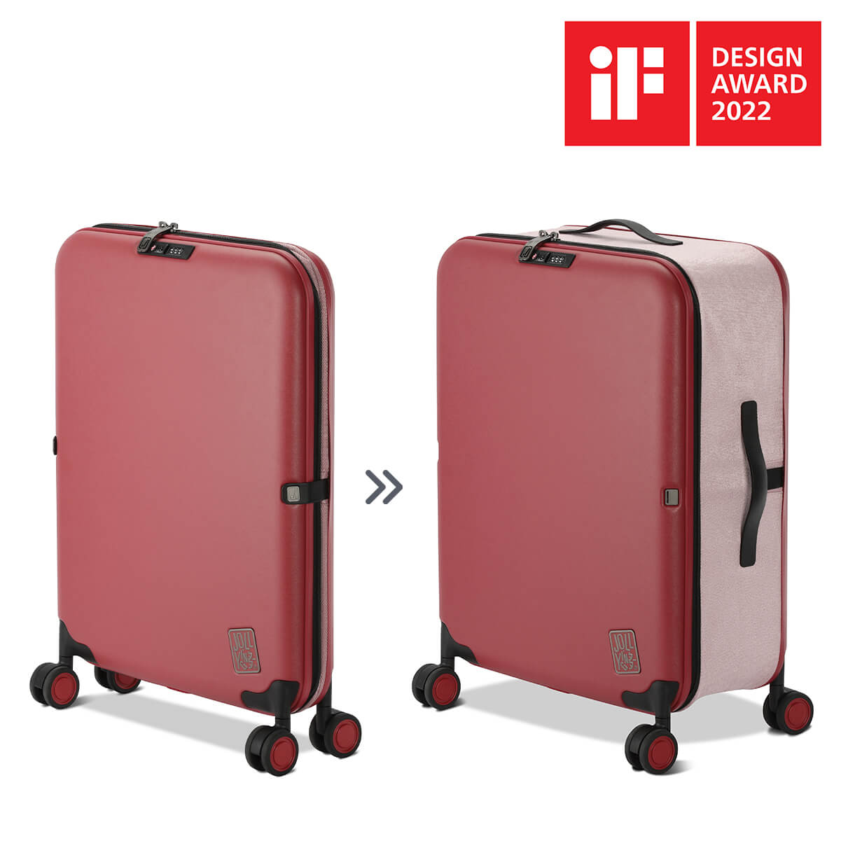 PEBBLE 24インチ 折り畳み式スーツケース（86L）