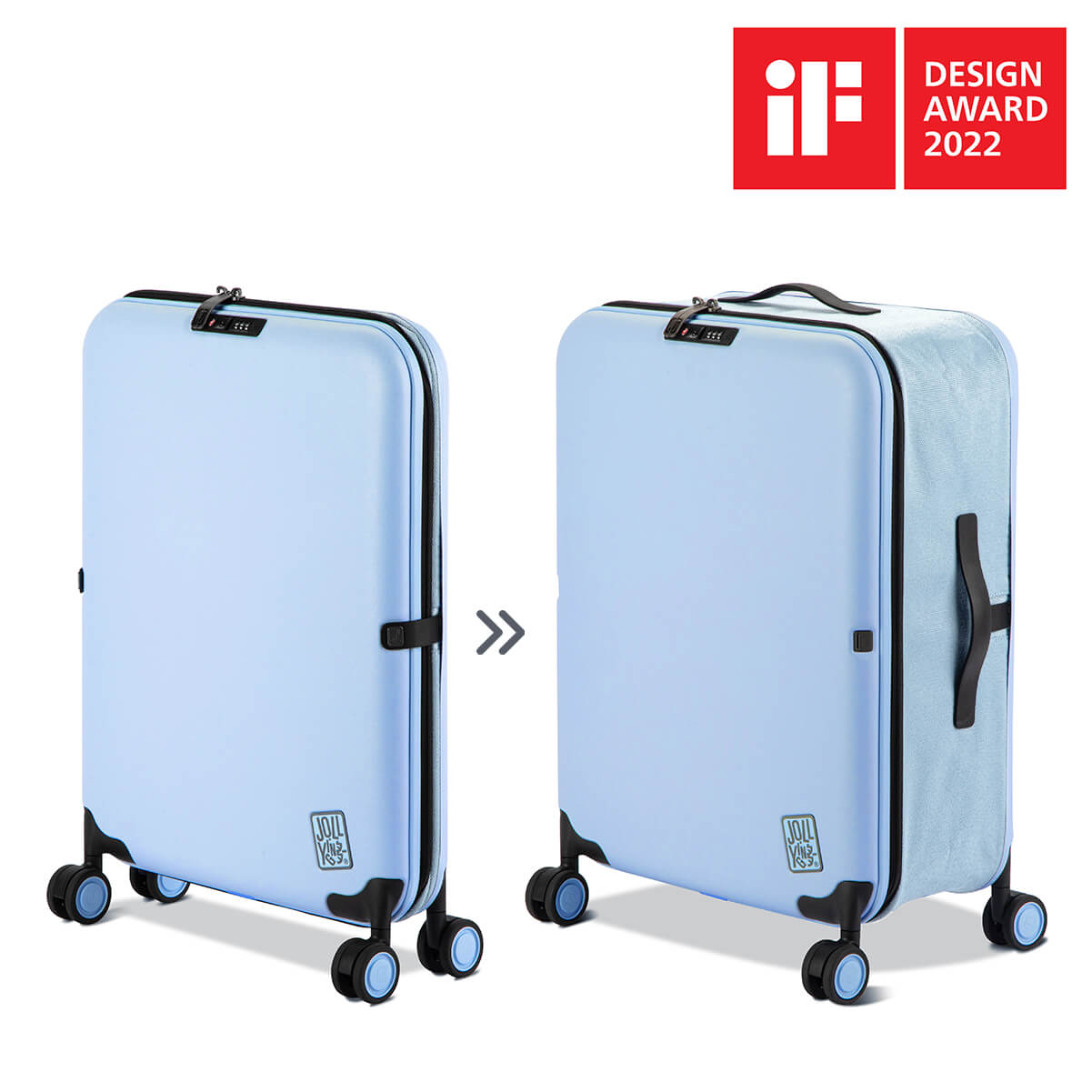 PEBBLE 24インチ 折り畳み式スーツケース（86L）