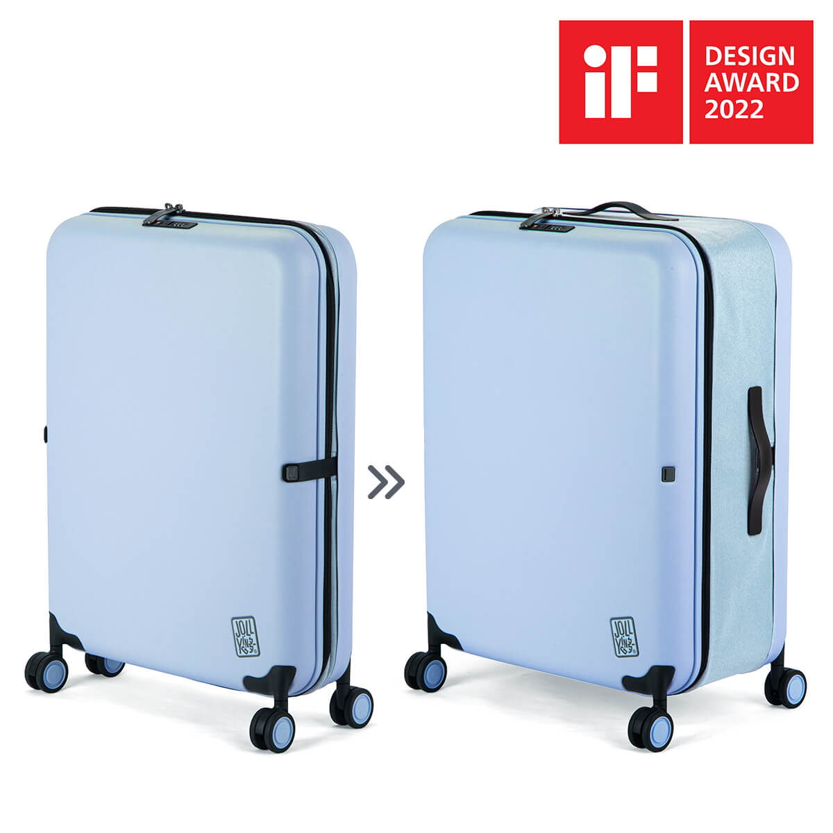 PEBBLE 30インチ 折り畳み式スーツケース（106L）